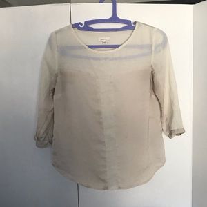 Cream Blouse